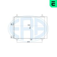 ERA 667160 - Condensador, aire acondicionado