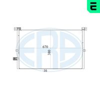 ERA 667163 - Condensador, aire acondicionado