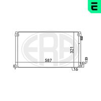 ERA 667141 - Condensador, aire acondicionado