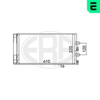 ERA 667018 - Condensador, aire acondicionado