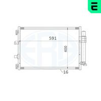 ERA 667176 - Condensador, aire acondicionado