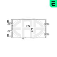 ERA 667137 - Condensador, aire acondicionado