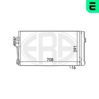 ERA 667064 - Condensador, aire acondicionado