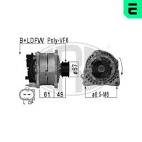 ERA 210880A - Garantía: 2 años de garantía<br>peso [g]: 5638<br>Tensión [V]: 12<br>Corriente de carga alternador [A]: 90<br>
