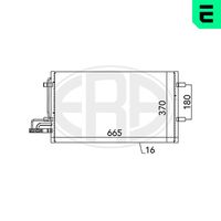 ERA 667029 - Condensador, aire acondicionado