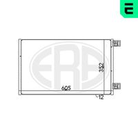 ERA 667148 - Condensador, aire acondicionado