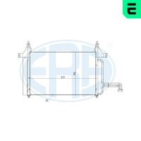 ERA 667168 - Condensador, aire acondicionado