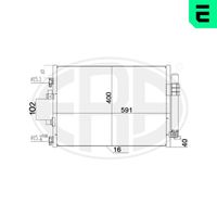 ERA 667181 - Condensador, aire acondicionado