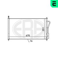 ERA 667065 - Condensador, aire acondicionado