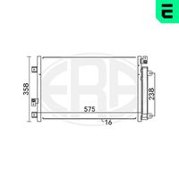 ERA 667076 - Condensador, aire acondicionado