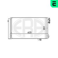 ERA 667104 - Condensador, aire acondicionado