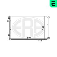 ERA 667021 - Condensador, aire acondicionado