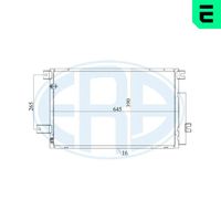 ERA 667178 - Condensador, aire acondicionado