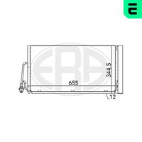 ERA 667090 - Condensador, aire acondicionado