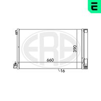 ERA 667049 - Condensador, aire acondicionado