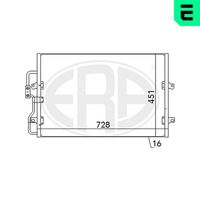 ERA 667061 - Material: Aluminio<br>Artículo complementario / información complementaria 2: sin secador<br>Ø entrada [mm]: 11,8<br>Ø salida [mm]: 8,7<br>Longitud de red [mm]: 690<br>Ancho de red [mm]: 448<br>Profundidad de red [mm]: 16<br>