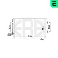 ERA 667027 - Condensador, aire acondicionado