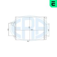 ERA 667248 - Condensador, aire acondicionado