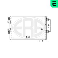 ERA 667073 - Condensador, aire acondicionado