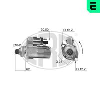 ERA 220450A - Tensión [V]: 12<br>Potencia nominal [kW]: 2<br>ID del modelo de conector: 30-50<br>Sentido de giro: Sentido de giro a la izquierda (antihorario)<br>Diámetro de brida [mm]: 76<br>Cantidad de agujeros de fijación: 2<br>Nº de dientes 1: 10<br>Nº de dientes 2: 11<br>Posición básica piñón [mm]: 62<br>