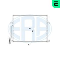 ERA 667233 - Condensador, aire acondicionado