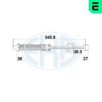 ERA 668014 - Artículo complementario / información complementaria 2: con tapa<br>Artículo complementario / información complementaria 2: con junta tórica<br>