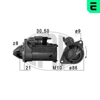 ERA 220732 - año construcción desde: 11/2017<br>Clase de caja de cambios: Automático, 6 vel.<br>Equipamiento de vehículo: para vehículos con sistema Start&Stop<br>Tensión [V]: 12<br>Potencia nominal [kW]: 1<br>Cantidad de agujeros de fijación: 2<br>Diámetro de brida [mm]: 86<br>Sentido de giro: Sentido de giro a la derecha (horario)<br>Número de dientes: 11<br>Pinza: B+ M8<br>Pinza: Exc M6<br>