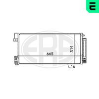 ERA 667004 - Condensador, aire acondicionado