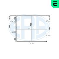 ERA 667257 - Condensador, aire acondicionado