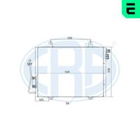 ERA 667214 - Condensador, aire acondicionado