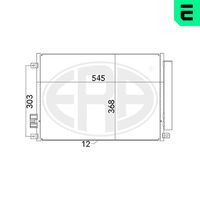 ERA 667008 - Condensador, aire acondicionado