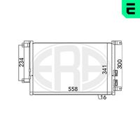 ERA 667037 - Condensador, aire acondicionado