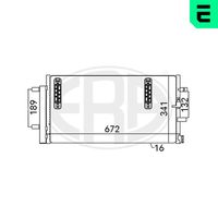 ERA 667048 - Condensador, aire acondicionado