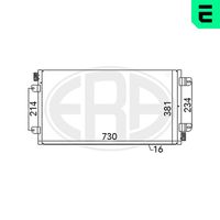 ERA 667030 - Condensador, aire acondicionado