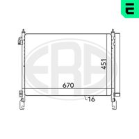 ERA 667147 - Condensador, aire acondicionado