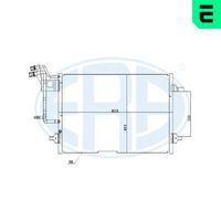 ERA 667216 - Condensador, aire acondicionado