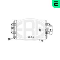 ERA 667062 - Condensador, aire acondicionado