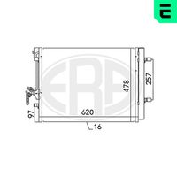 ERA 667115 - Condensador, aire acondicionado