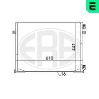 ERA 667096 - Condensador, aire acondicionado