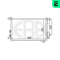 ERA 667045 - Condensador, aire acondicionado