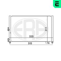 ERA 667024 - Condensador, aire acondicionado