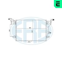 ERA 667274 - Condensador, aire acondicionado