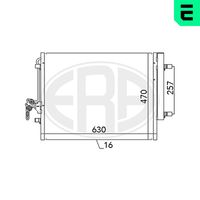 ERA 667116 - Condensador, aire acondicionado