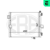 ERA 667088 - Condensador, aire acondicionado