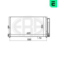 ERA 667000 - Condensador, aire acondicionado