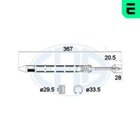 ERA 668013 - Filtro deshidratante, aire acondicionado