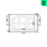 ERA 667126 - Material: Aluminio<br>Artículo complementario / información complementaria 2: sin secador<br>Rosca, entrada: 3/4"-16 UNF<br>Rosca, salida: 5/8" - 18 UNF<br>Longitud de red [mm]: 584<br>Ancho de red [mm]: 338<br>Profundidad de red [mm]: 18<br>