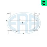 ERA 667206 - Condensador, aire acondicionado