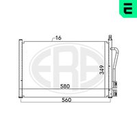 ERA 667007 - Condensador, aire acondicionado