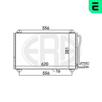 ERA 667055 - Condensador, aire acondicionado